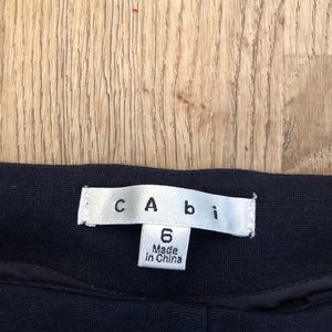 CAbi Navy stretch legging.